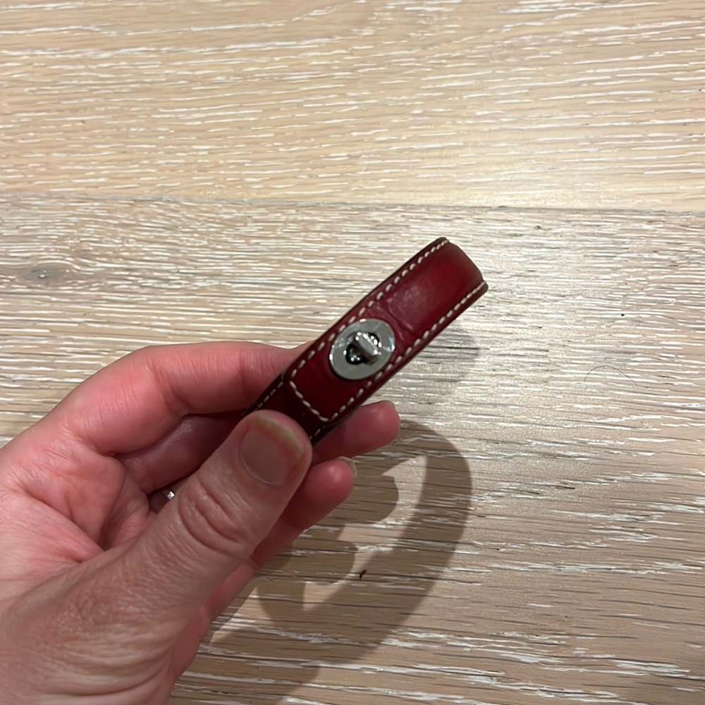 Vintage coach leather bracelet